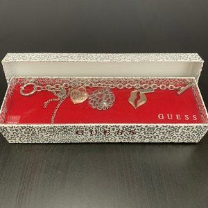 NWT Guess Silver Charm Bracelet